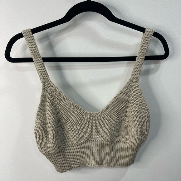 EN SAISON Tan Raya Minidress Size S Tank Top Only - Picture 1 of 5